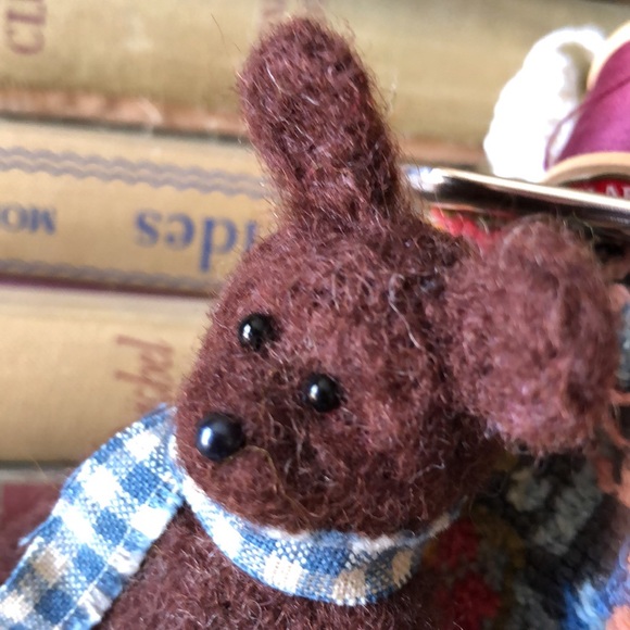 COPY - Handmade needle felted teddy bear NWT - Picture 2 of 9